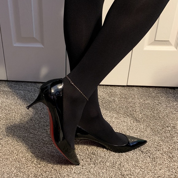 Used Christian Louboutin Pigalle Follies 55 Patent Black Size 42 - Picture 9 of 14